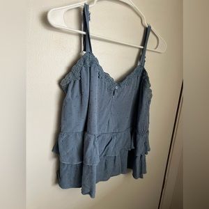 Navy Summer Tank - adjustable straps